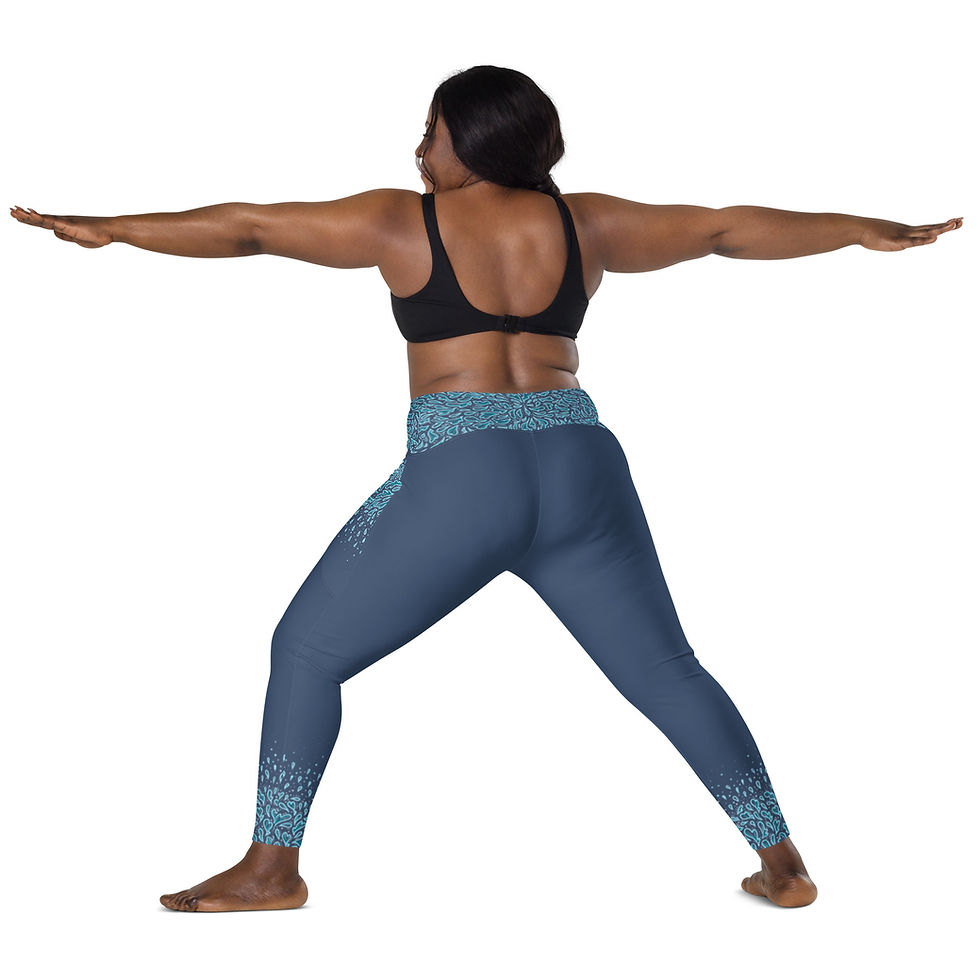 Thumbnail: "Coho Cool" Leggings with pockets (Cello)