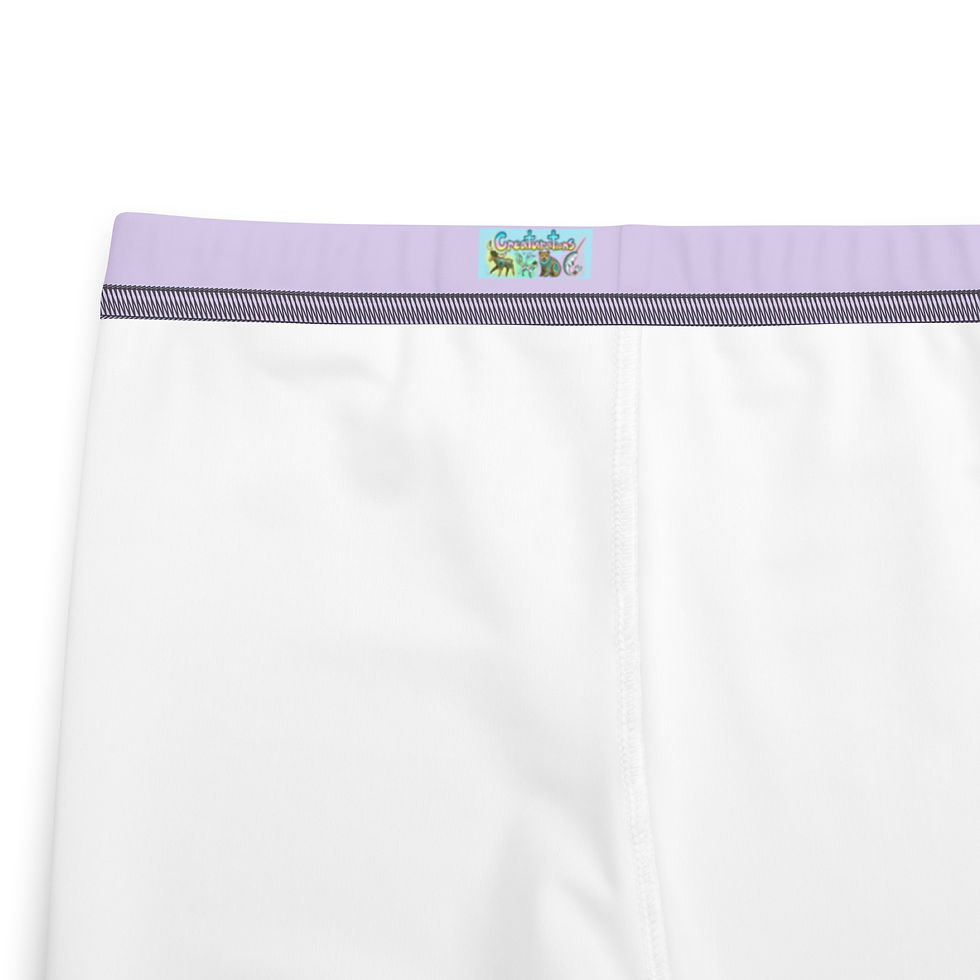 Thumbnail: "Fireweed Flare" Youth Leggings PRETTY PURPLE