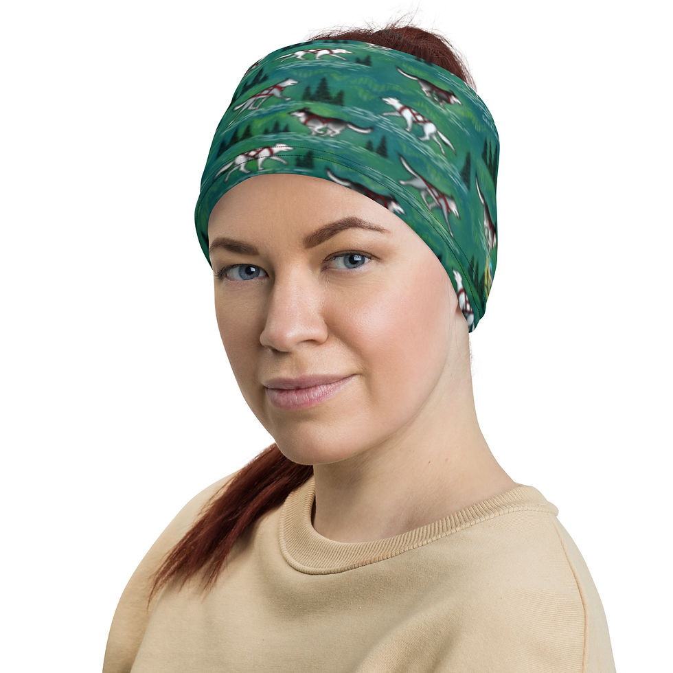 Thumbnail: “Aurora Husky” Neck Gaiter DEEP TURQOUISE
