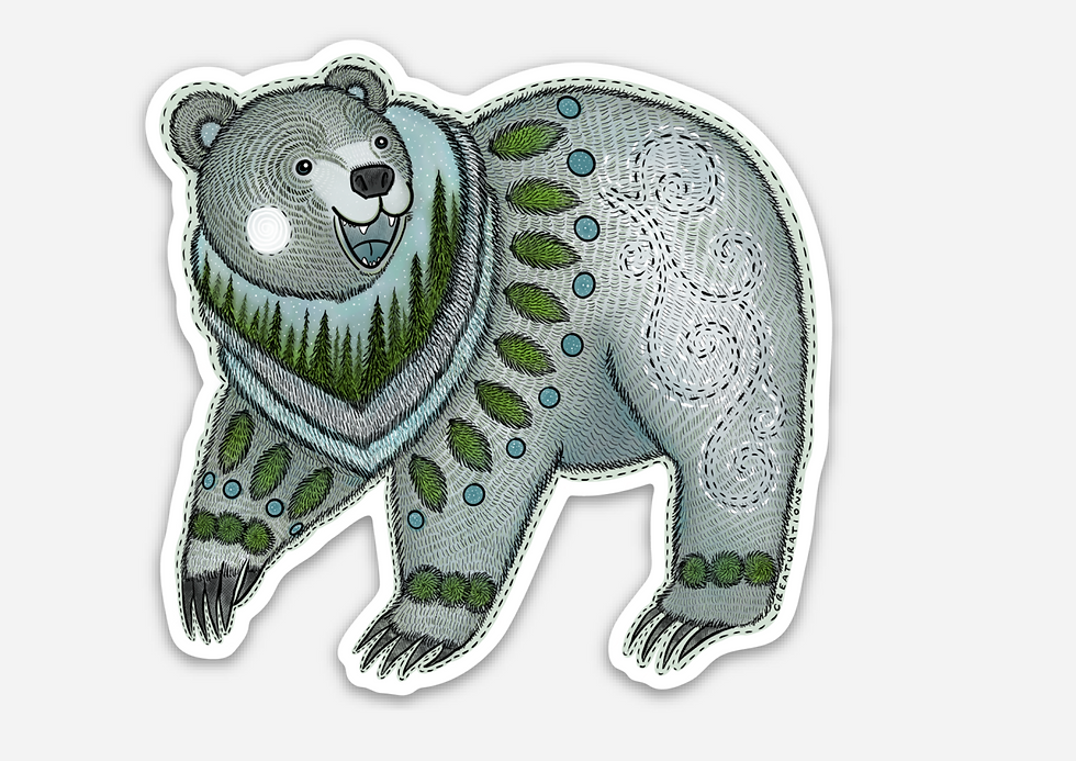 Thumbnail: (11) BEARY BIG BEST STICKER PACK