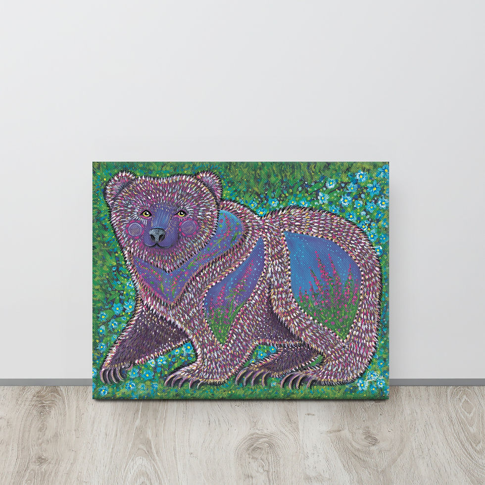 Thumbnail: “Friendly Fireweed Bear”