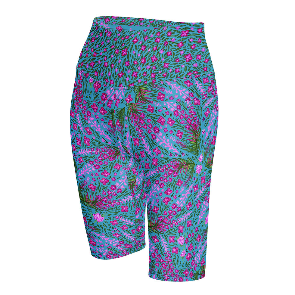 Thumbnail: "Fireweed Frenzy" Biker Shorts