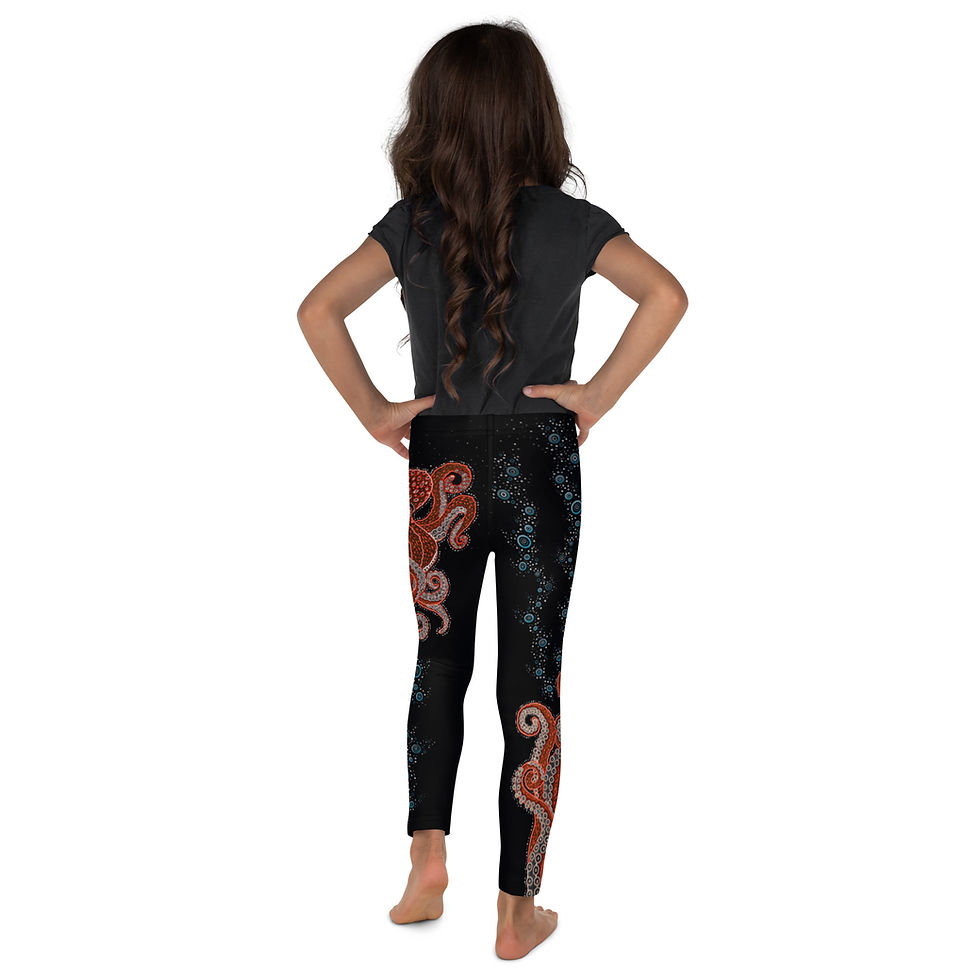 Thumbnail: "Pacific 'Pus" Kid's Leggings BLACK