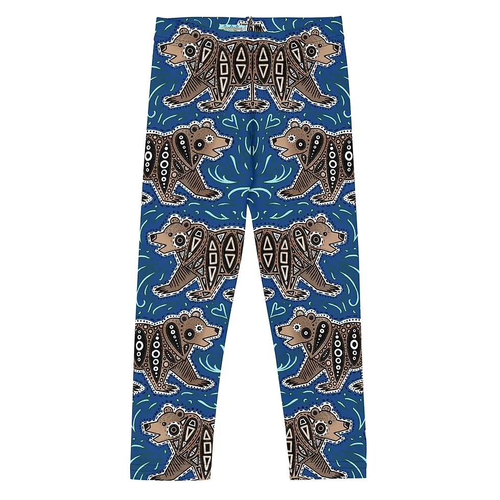 Thumbnail: "Glacier Bears" Kids Leggings