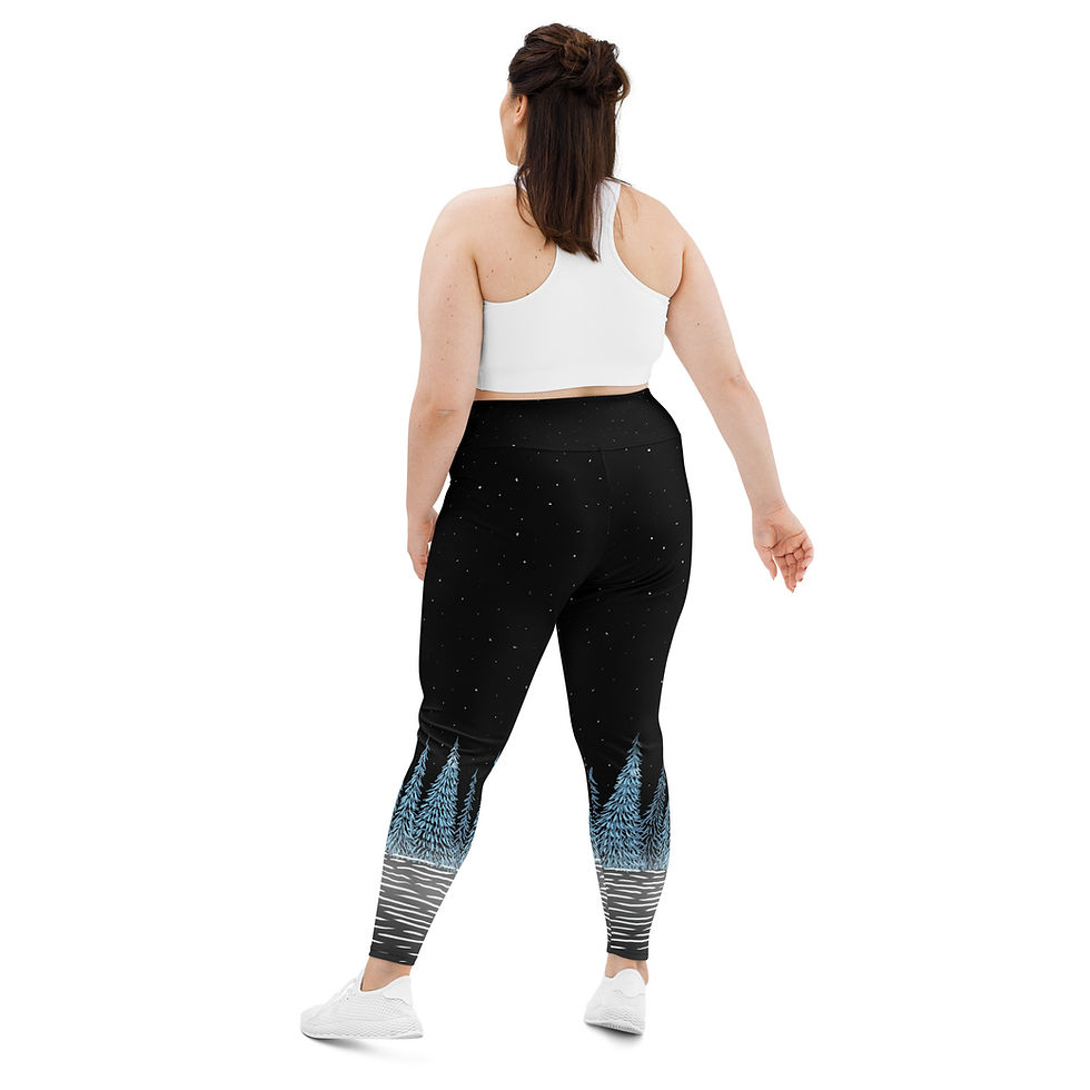 Thumbnail: “Winter Night” Plus Size Leggings