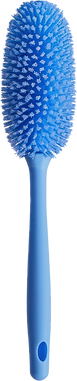 blue cleaning brush