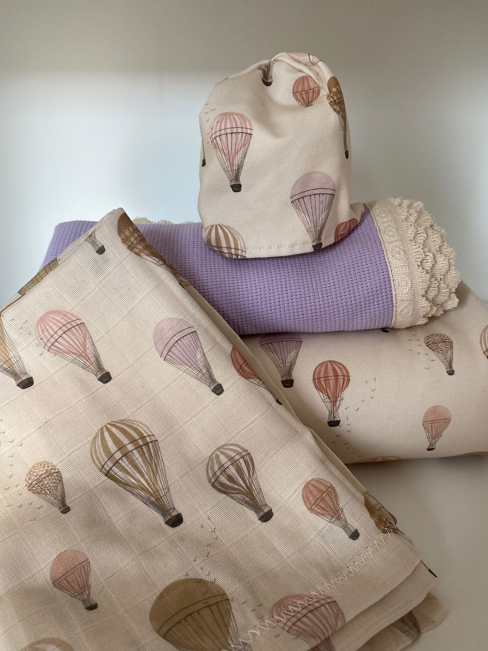 Miniatura: Baby set pink ballons 