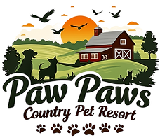 Paw Paws Country Pet Resort Logo
