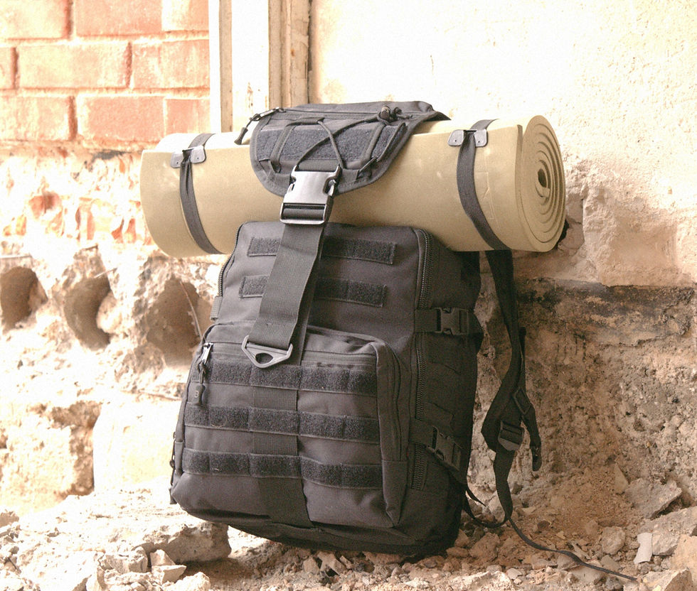 Miniatiūra: išgyvenimo kuprinė pilietinio pasipriešinimo rinkinys