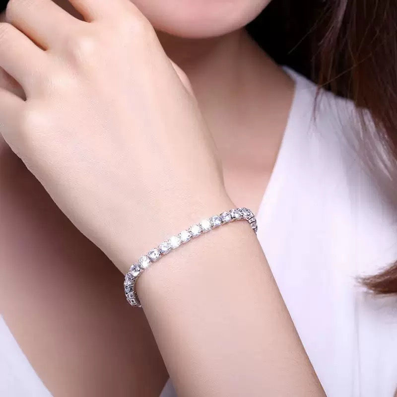 Thumbnail: The Dainty Glow Tennis Bracelet