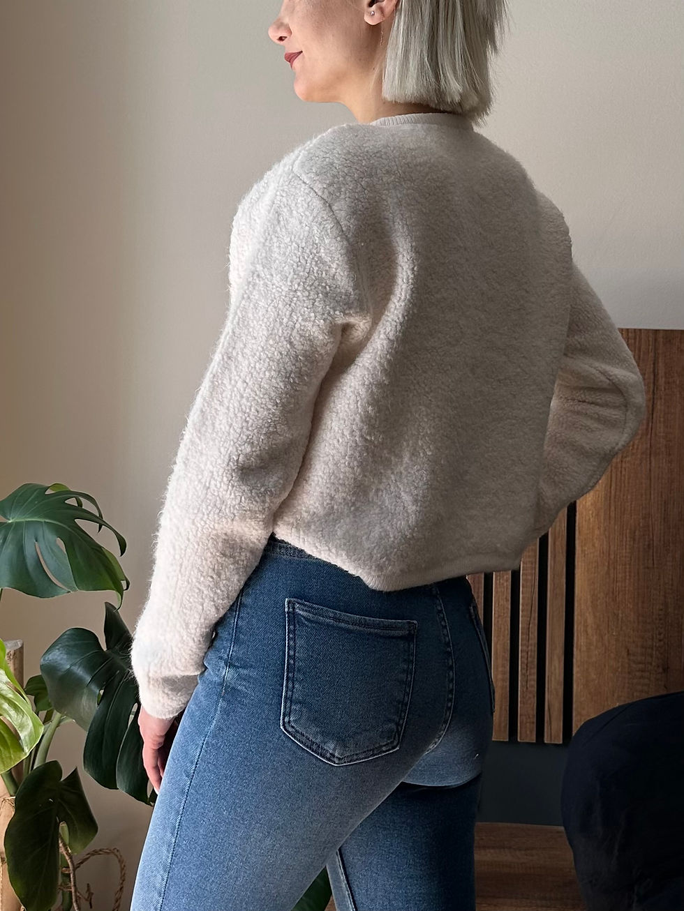 Küçük resim: Lacivert Yüksek Bel Küçük Lazerli Skinny Jean