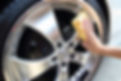 Polishing Car Tire
