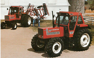 Fiat Hesston 1180 in 2wd two wheel drive and 4wd four wheel drive version