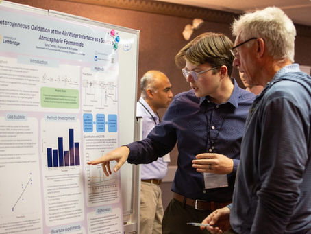 Nate presents work at the local AW&M section conference (CPANS)