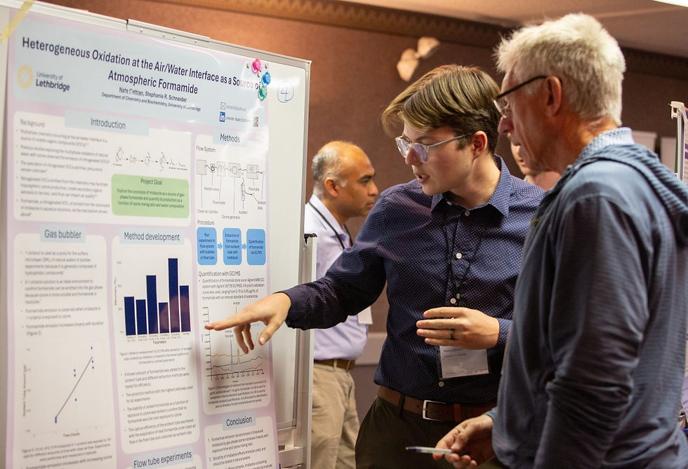 Nate presents work at the local AW&M section conference (CPANS)