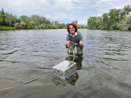 Cullan starts field sampling!