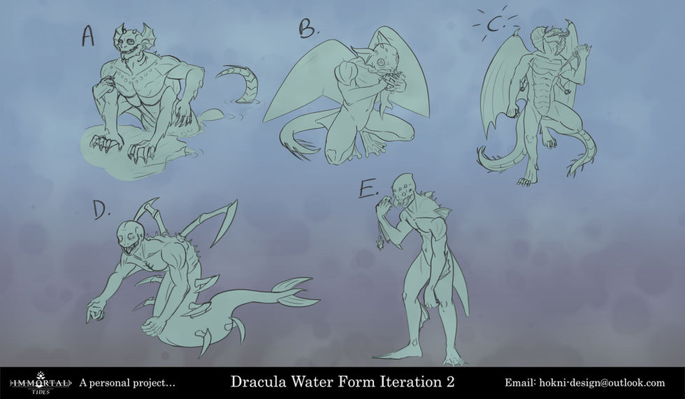 Dracula's monster form iterations 2