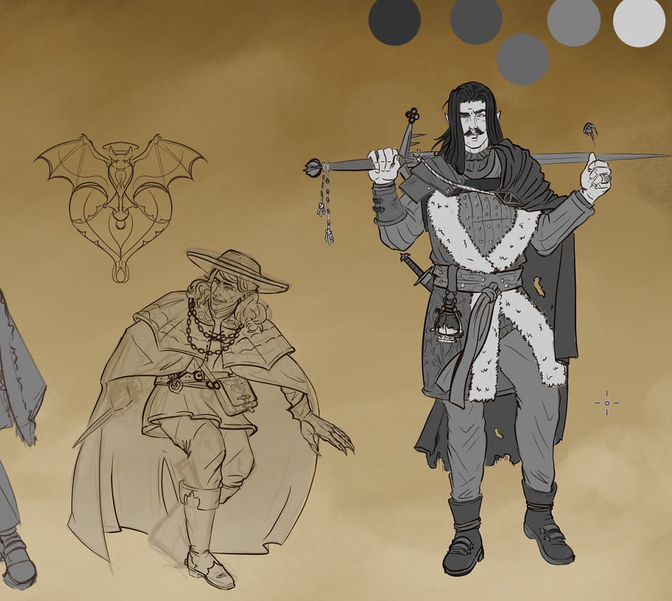 Sneak peak of ‘Dracula’ project designs