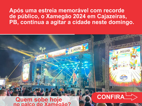 Quem sobe no Palco do Xamegão 2024 nesta noite de domingo (23), Véspera de São João; Confira