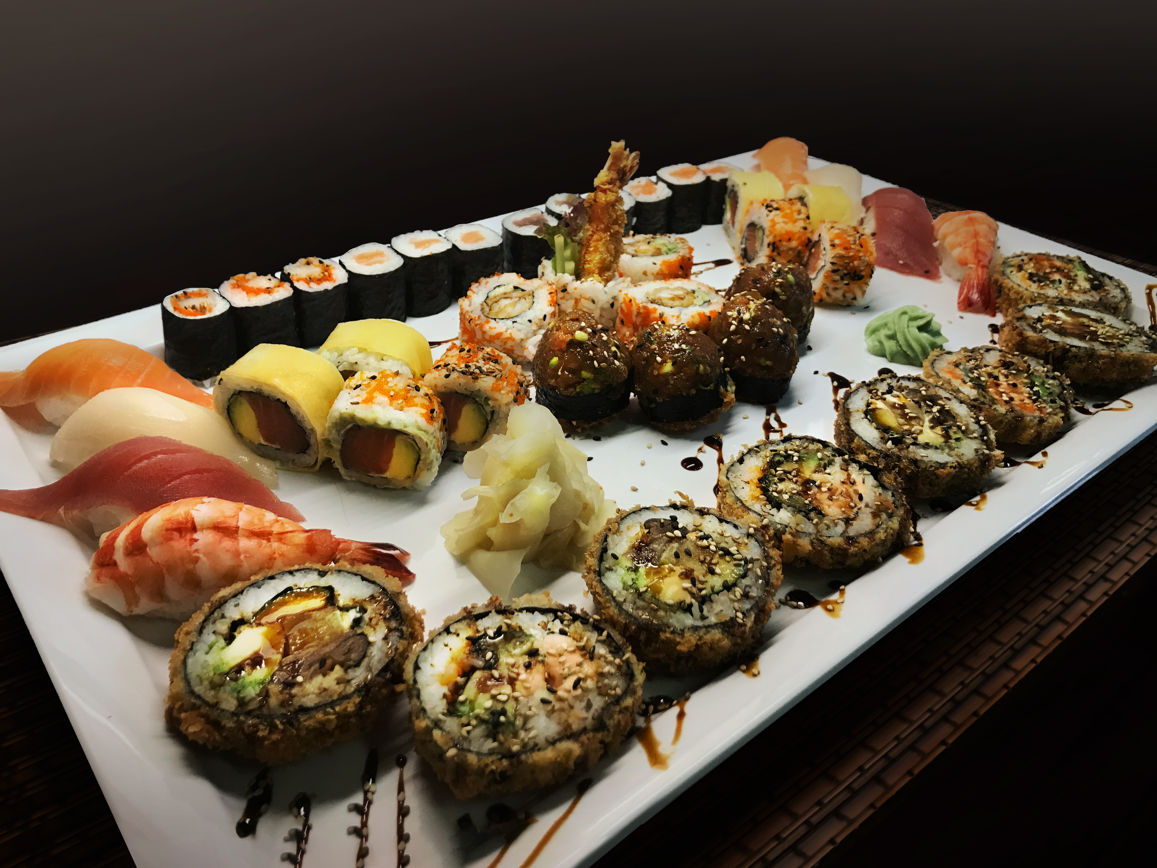 Arranged Food and Objects