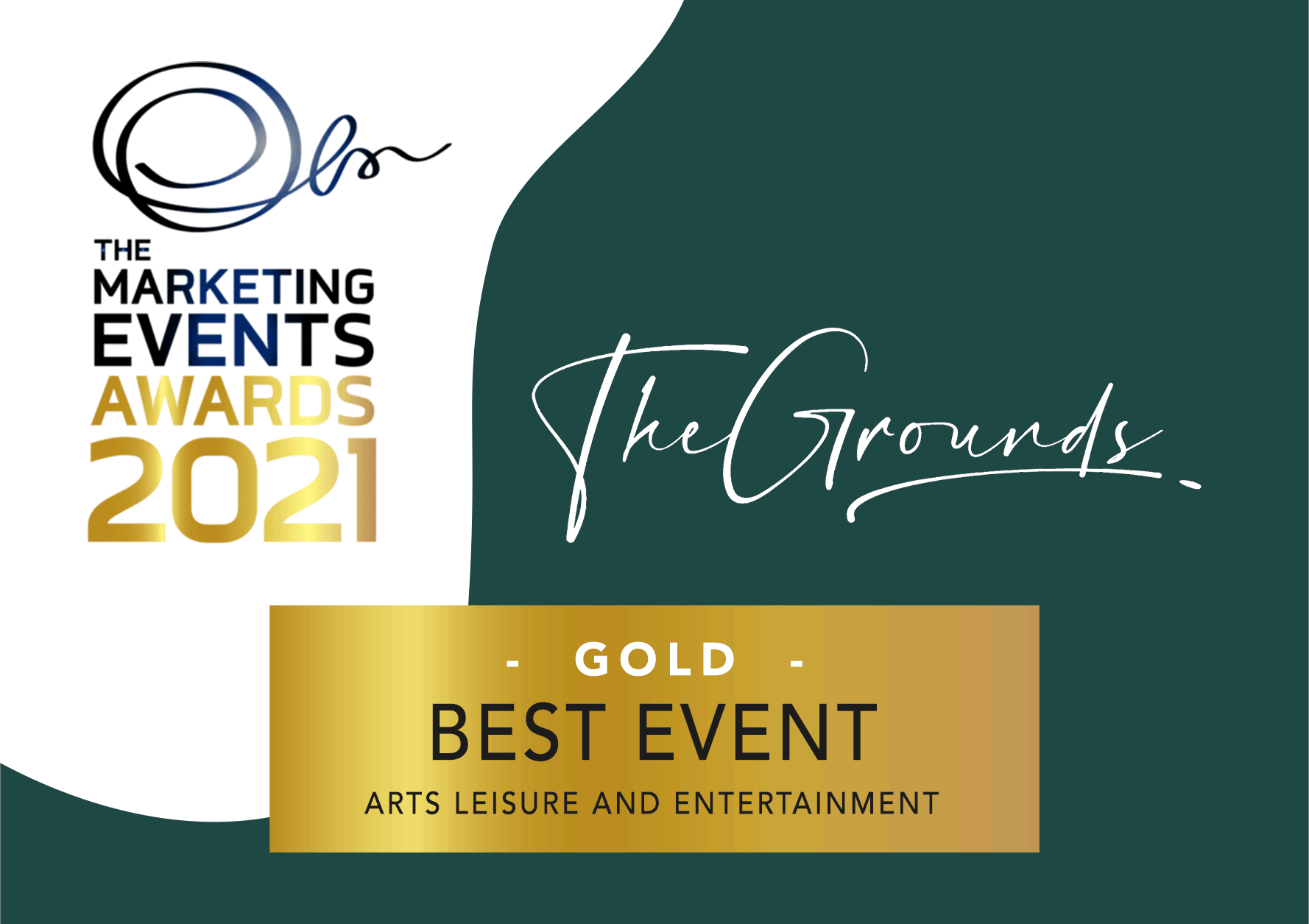 Best event production marketing award | Great Entertainment Group (GEG) | Michael Denmark