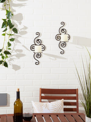 Thumbnail: SCROLLWORK CANDLE SCONCES