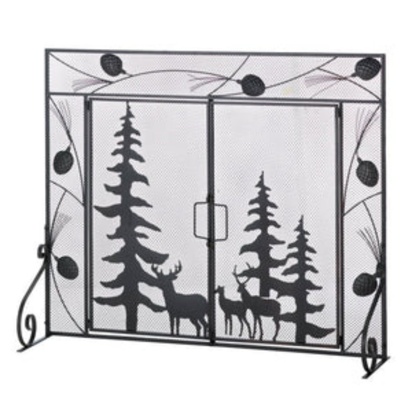 Woodland Forest Fireplace Screen