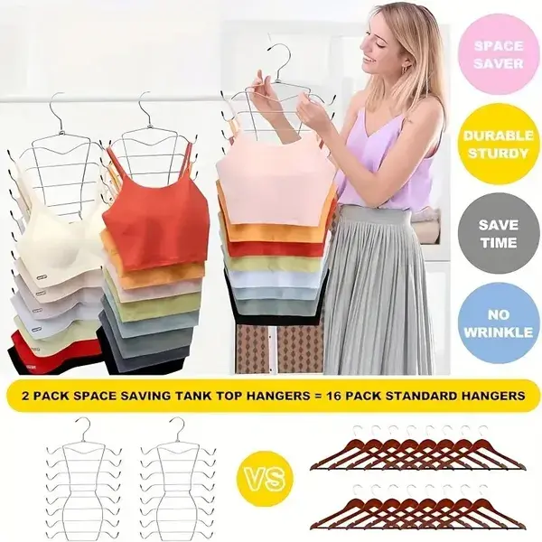 8-Layer Stainless Steel Organizer Hanger