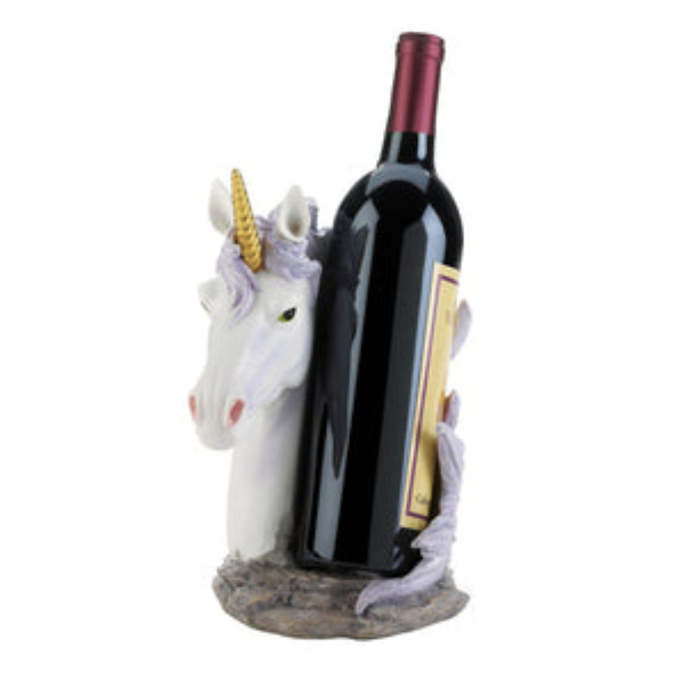 Thumbnail: Unicorn Mane Wrapped Wine Bottle Holder