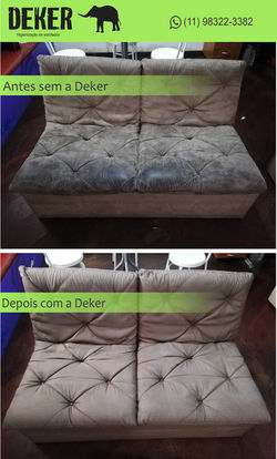 Limpeza de sofá
