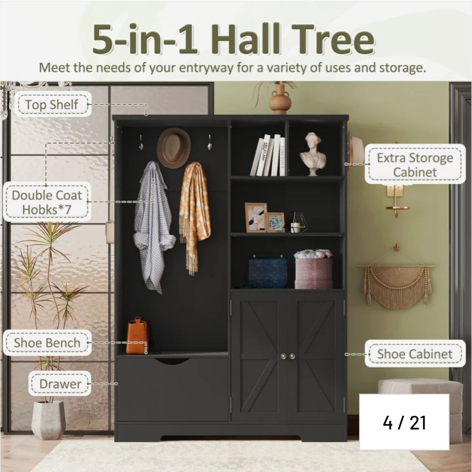 Thumbnail: Hall Tree Storage