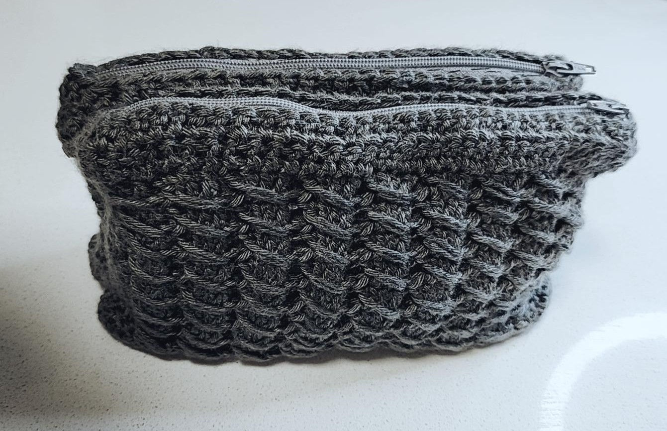 Double Pocket Makeup Bag