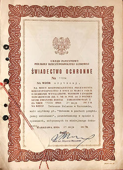 Swiadectwo Ochronne.