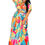 Thumbnail: Tropical Inspired Floral Print Maxi Skirt & Top Set