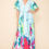 Thumbnail: Printed V Neck Maxi Dress