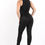 Thumbnail: Part Of Me Black Ruched Jumpsuit