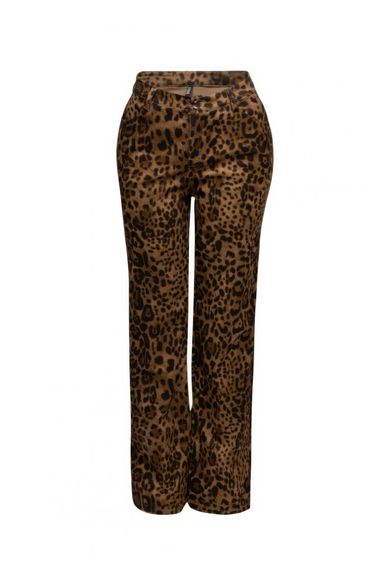 Leopard Printed Wide Leg Pants