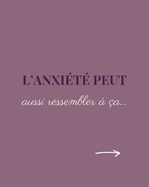 À quoi ressemble l'anxiété...