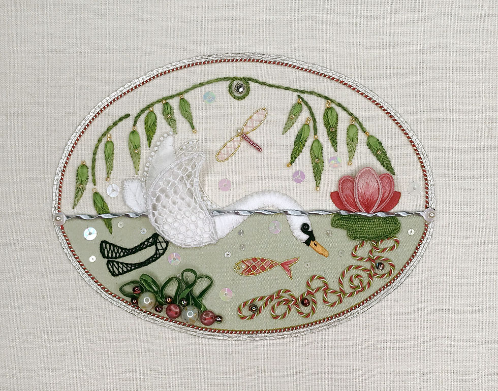 Stumpwork - River Swan