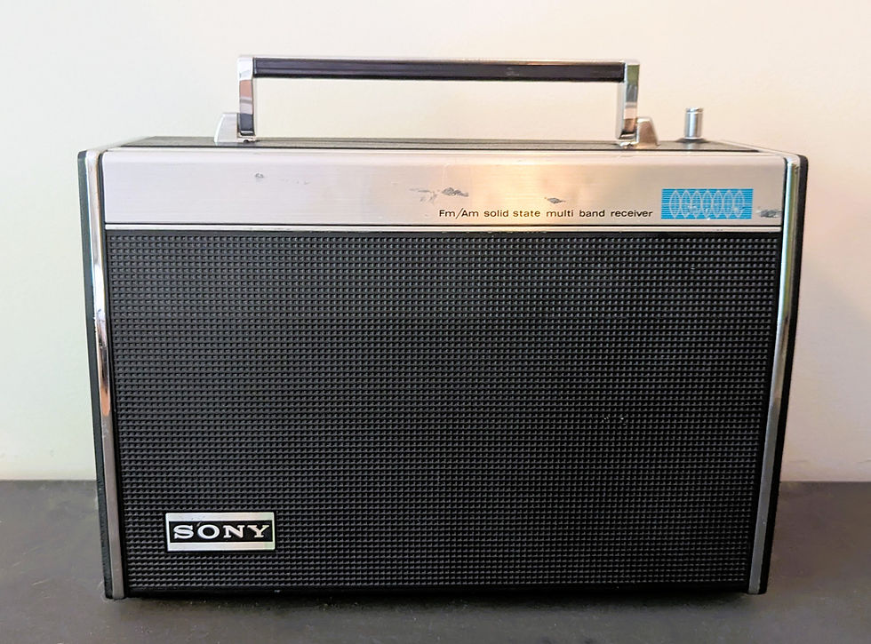 Miniatura: Vintage 1975 SONY Earth Orbiter CRF-5100 10-band SHORTWAVE Radio