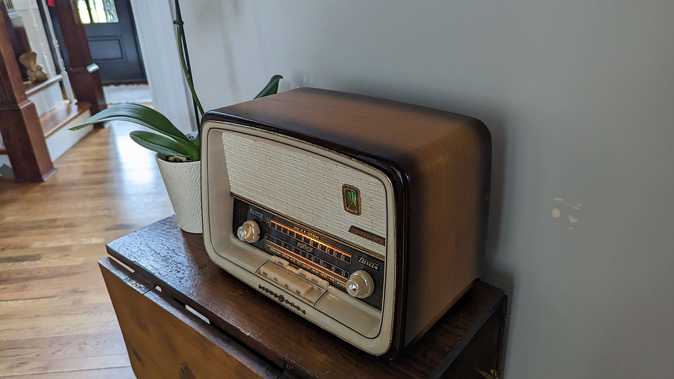 サムネイル： 1958 Fonovox Bella-Luxus 05711W German Tube Radio