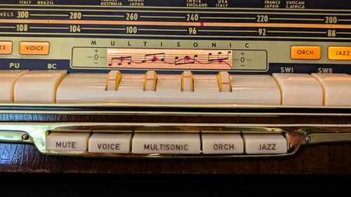 1957 Grundig-Majestic Model 5088 German Tube Radio - Export Model