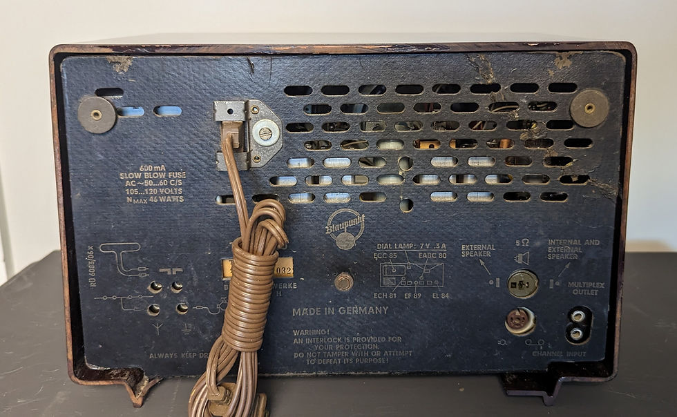 サムネイル： 1961 Blaupunkt 21053 Kitchen  German Tube Radio - US Export