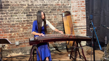 Annie Zhou Guzheng concert performance at Collage - A Place for Art & Culture