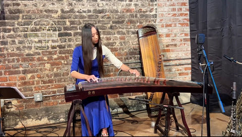 Annie Zhou Guzheng concert performance at Collage - A Place for Art & Culture