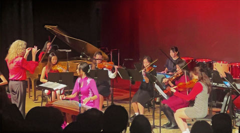 Annie Zhou invited as the guest artist to perform her original piece at Mayfield Senior School