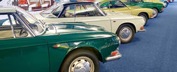 Reihe klassischer Volkswagen-Automobile in der PS.SPEICHER Sammlung Automobil
