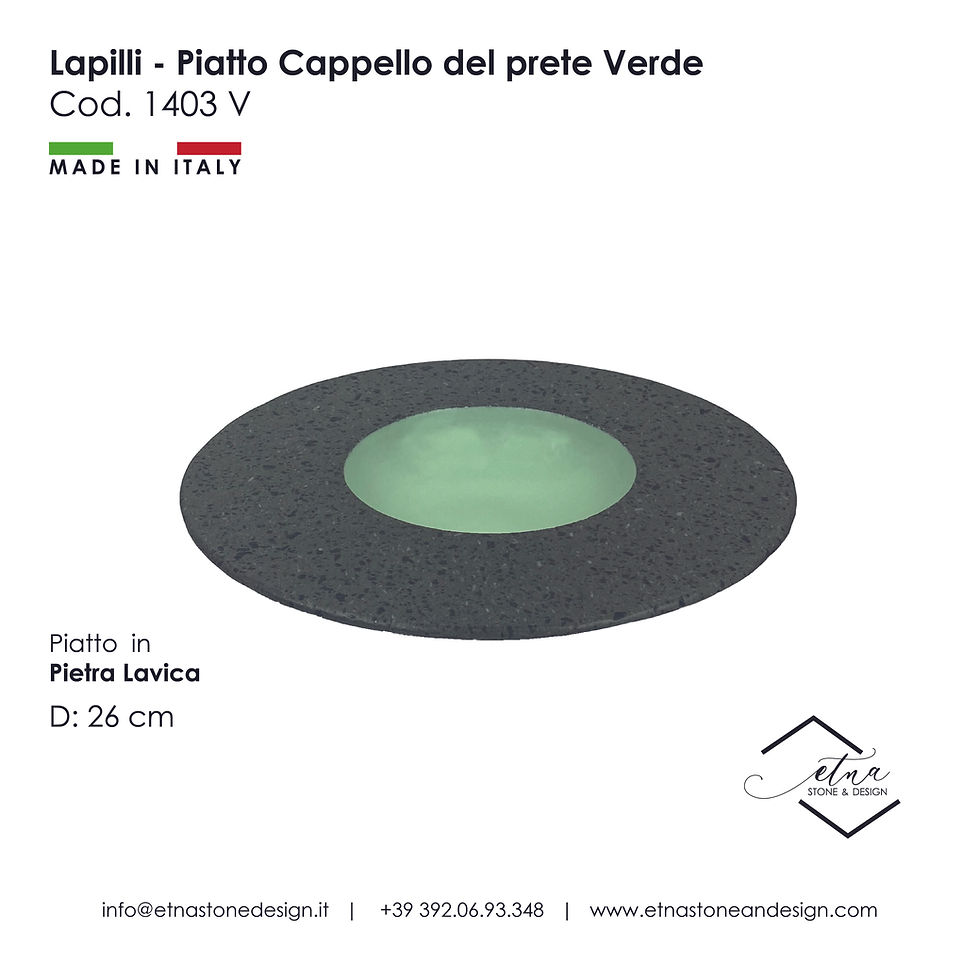 Miniatura: Lapilli - Piatto Cappello del Prete