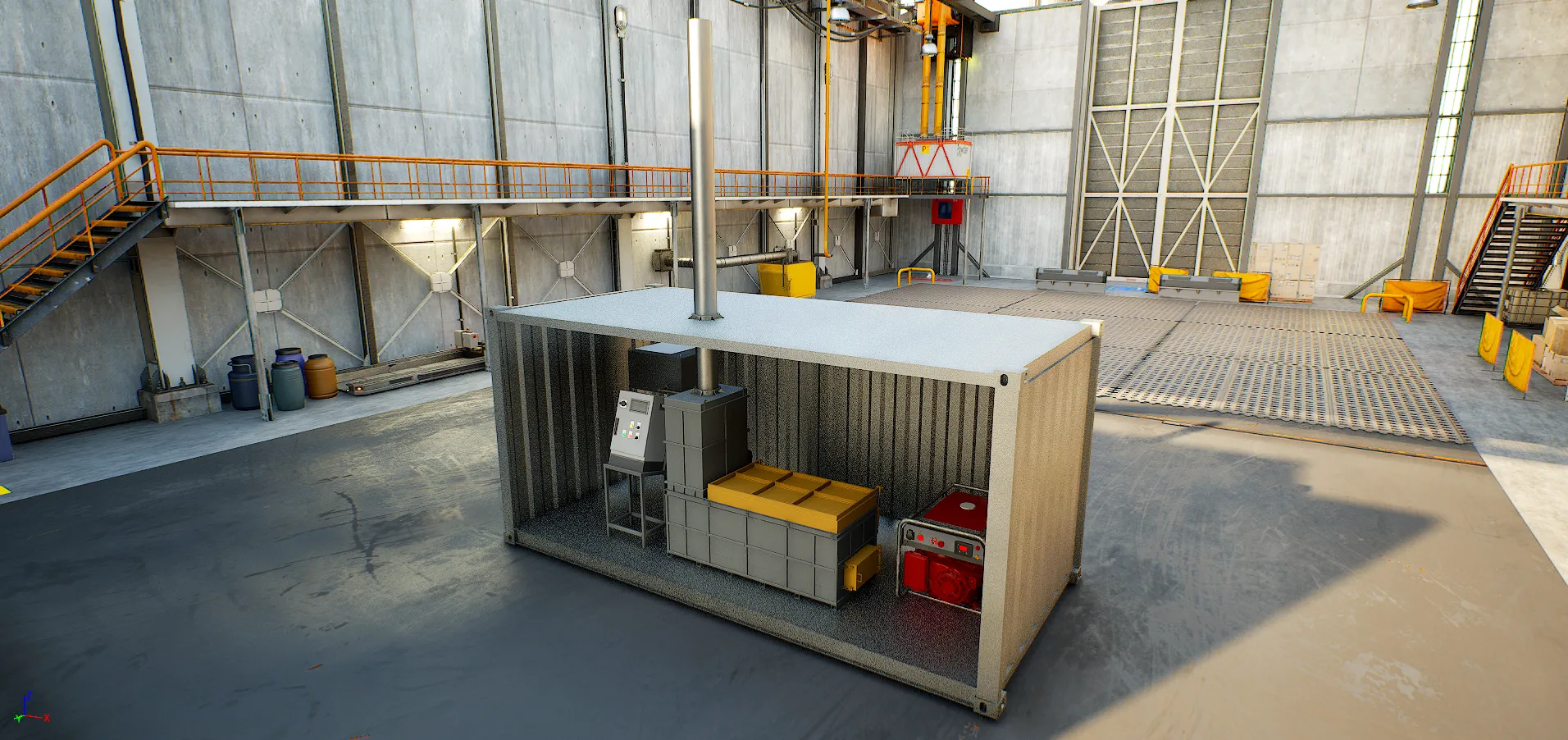 mobile waste incinerator