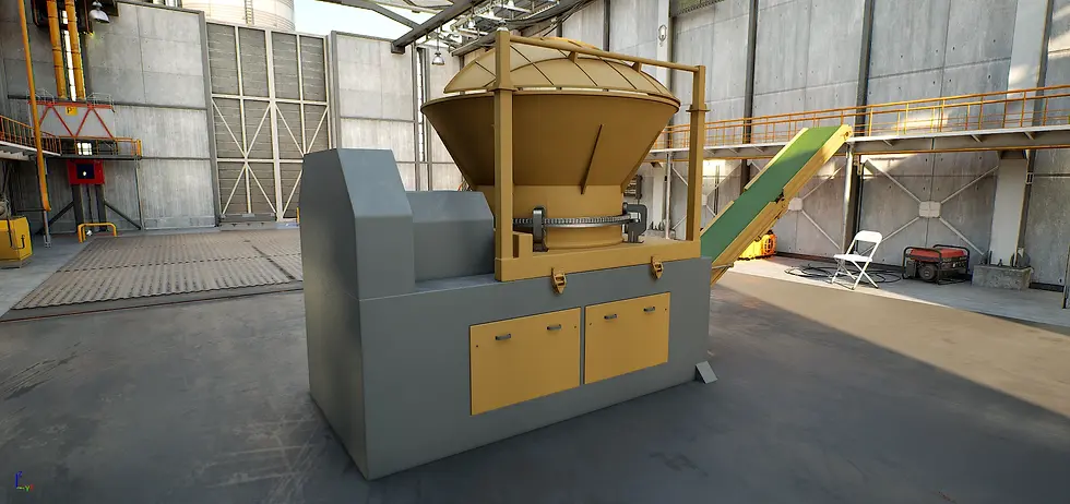 tree root chipper machine